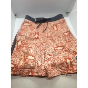 Salt Life Tiki Board Shorts - Youth Small Vintage Look
